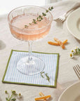 LILY OF THE VALLEY COCKTAIL NAPKINS (Set of 4)