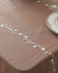 CRETE BROWN RECTANGULAR TABLECLOTH