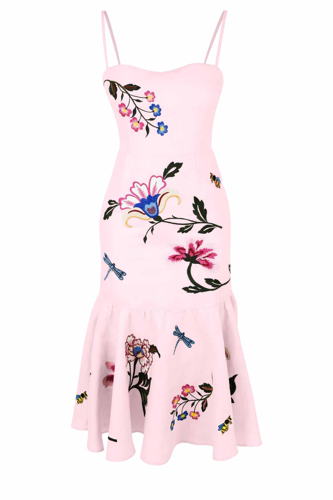 Fanm Mon x Over the Moon Alice Dress in Light Pink