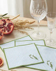 LILY OF THE VALLEY COCKTAIL NAPKINS (Set of 4)