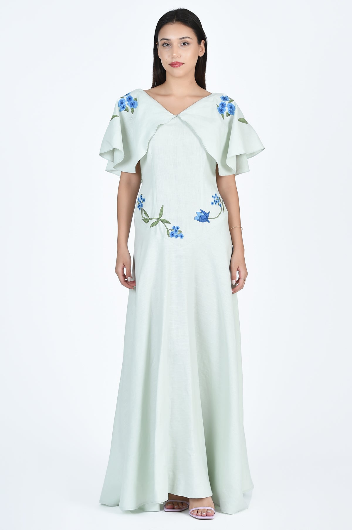 Fanm Mon Alexis Dress in Mint (Wombman Collection)