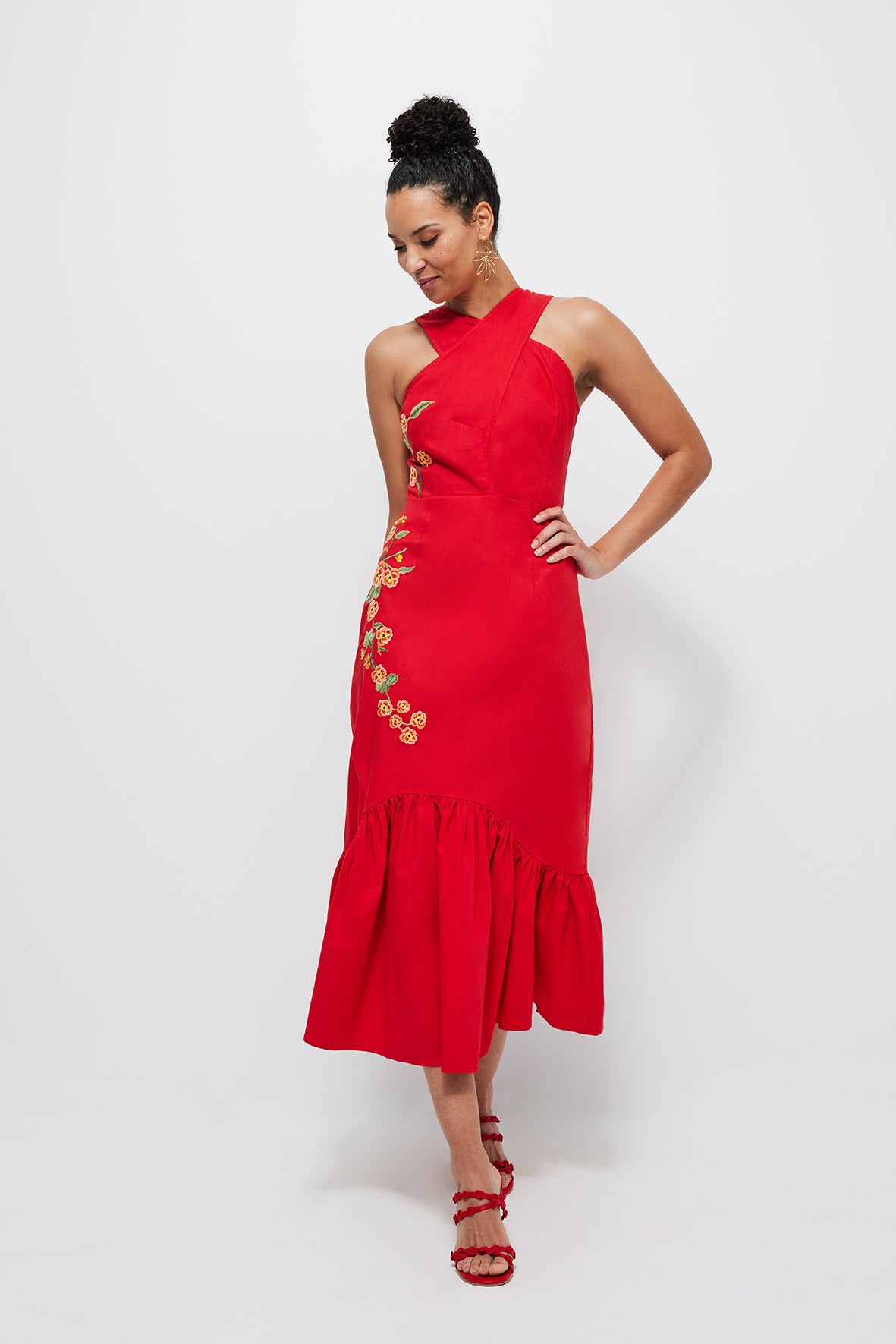 Fanm Mon Amaracia Dress in Red 