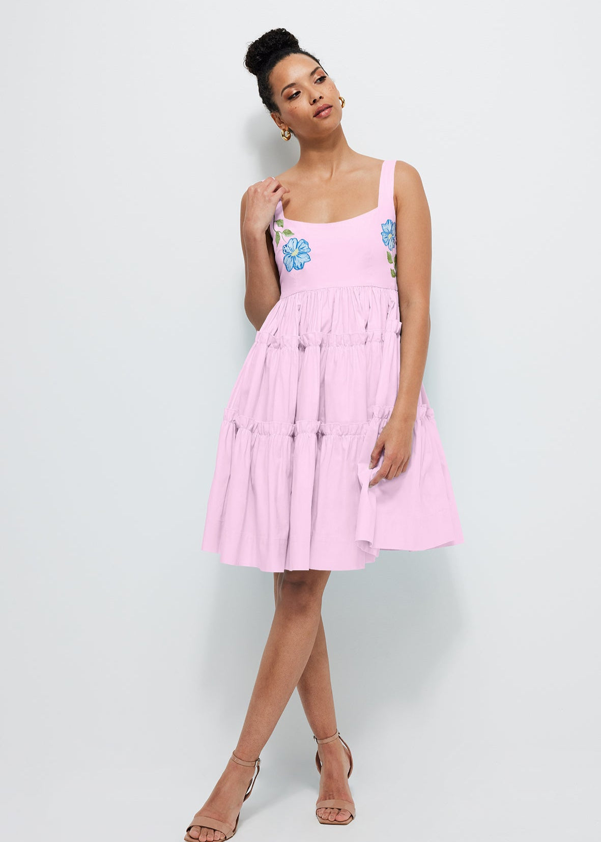 Fanm Mon Berna Dress in Light Pink