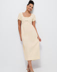 Fanm Mon Belkis Dress Light Yellow