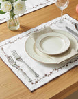 FLORAL VINE PLACEMENTS (Set of 4)