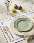 FLORAL VINE PLACEMENTS (Set of 4)