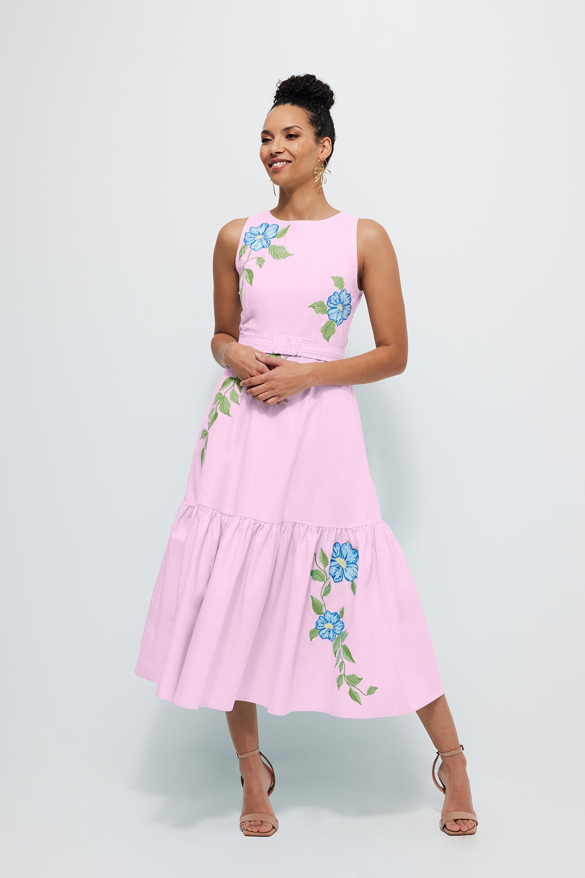 Fanm Mon Maria Dress in Light Pink