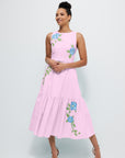 Fanm Mon Maria Dress in Light Pink