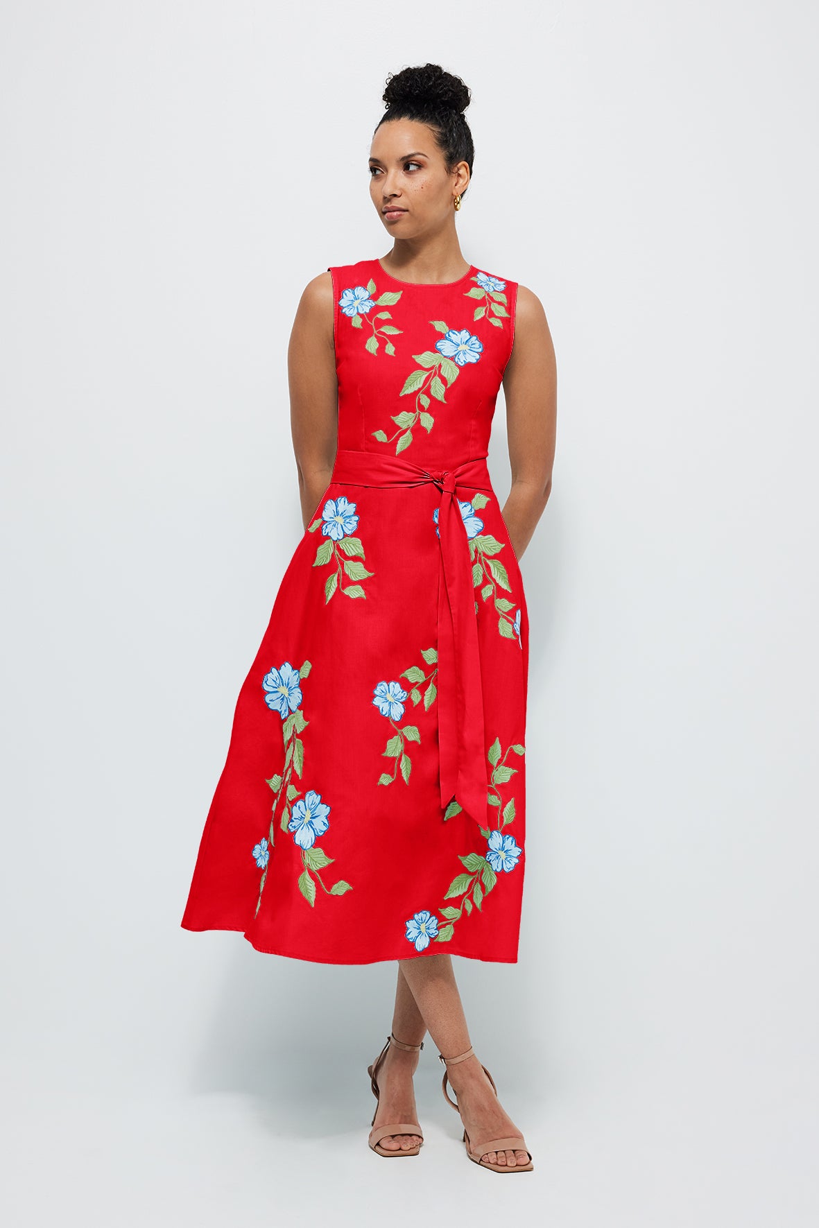 Fanm Mon Medina Dress in Red