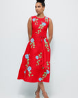 Fanm Mon Medina Dress in Red