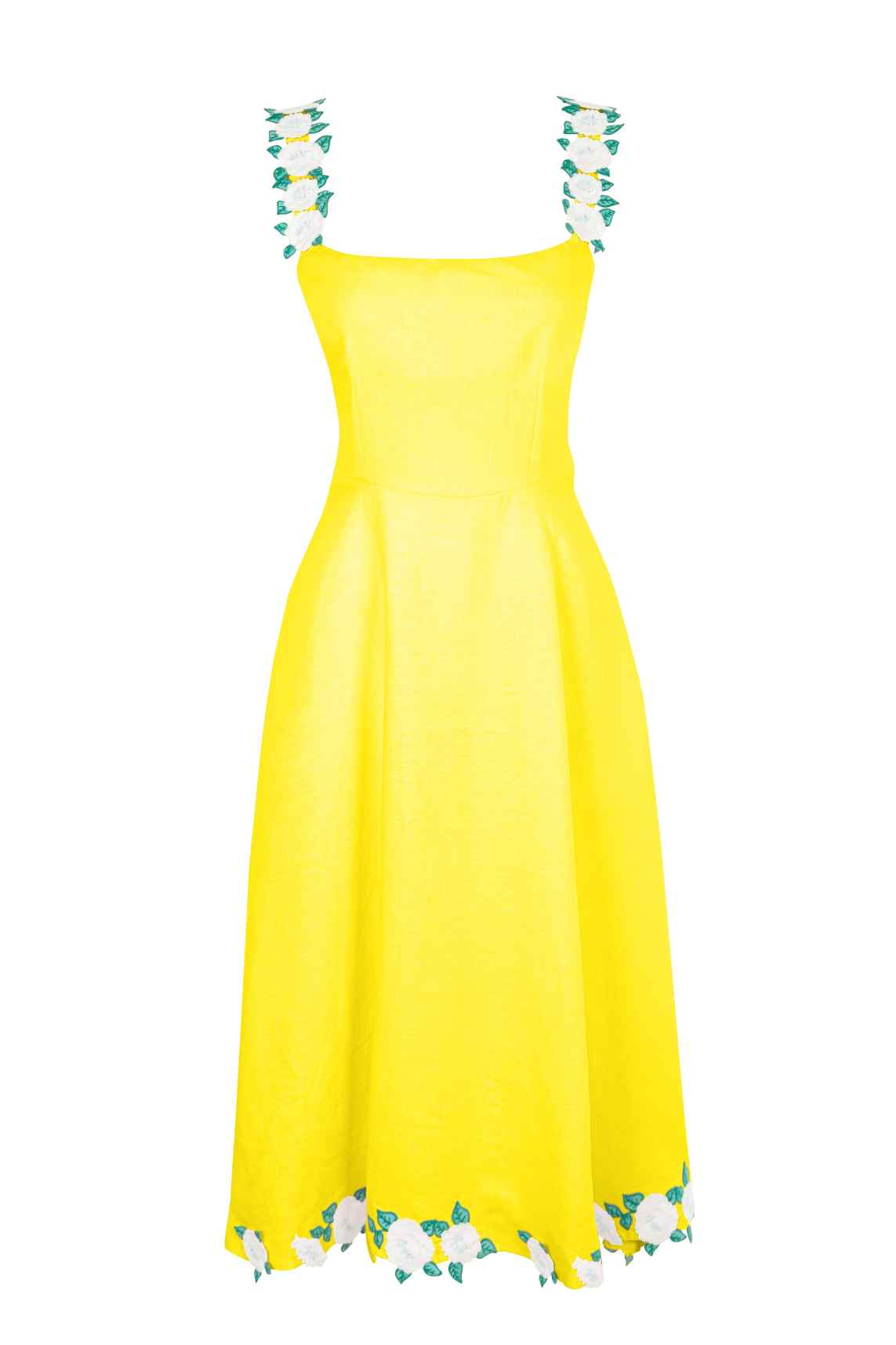 Fanm Mon x OTM Sasha Dress In Bright Yellow 