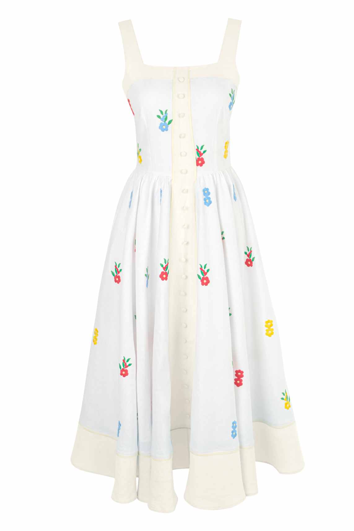 Fanm Mon x OTM Brooke Dress in Ivory
