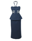 KEVSER DRESS IN INDIGO BLUE