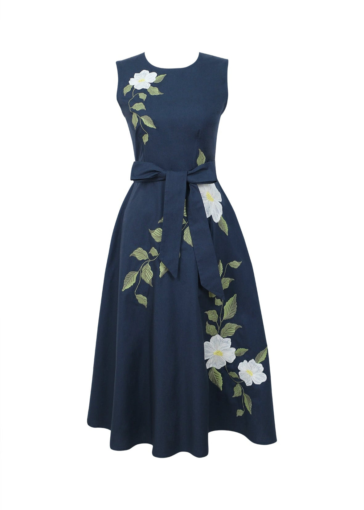 MAGNOLIA DRESS IN INDIGO BLUE