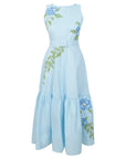 MARIA DRESS IN LIGHT LAGOON