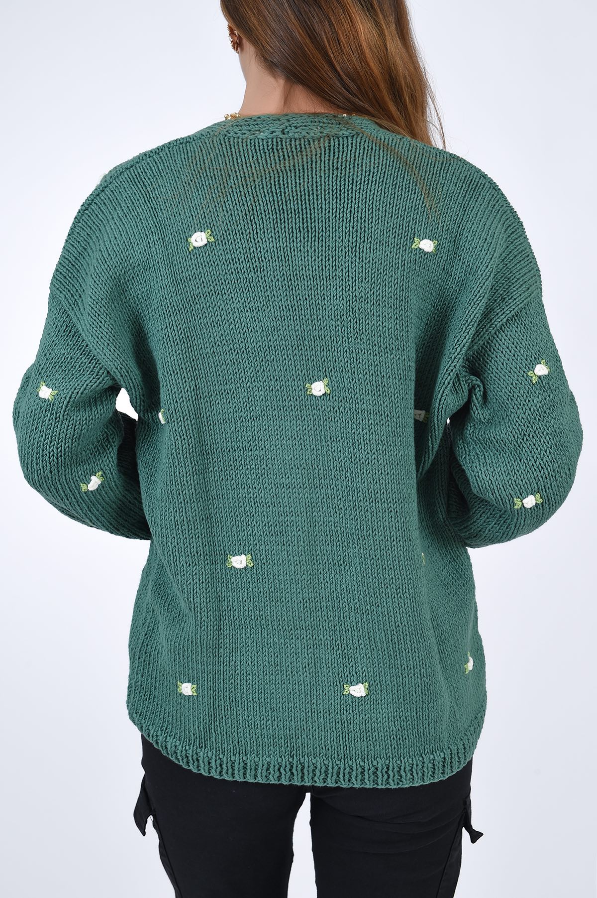 カーディガン Ron Herman - RonHerman Original blues flower cardigan RonHerman Original blues flower cardigan（FANM MON | Winter