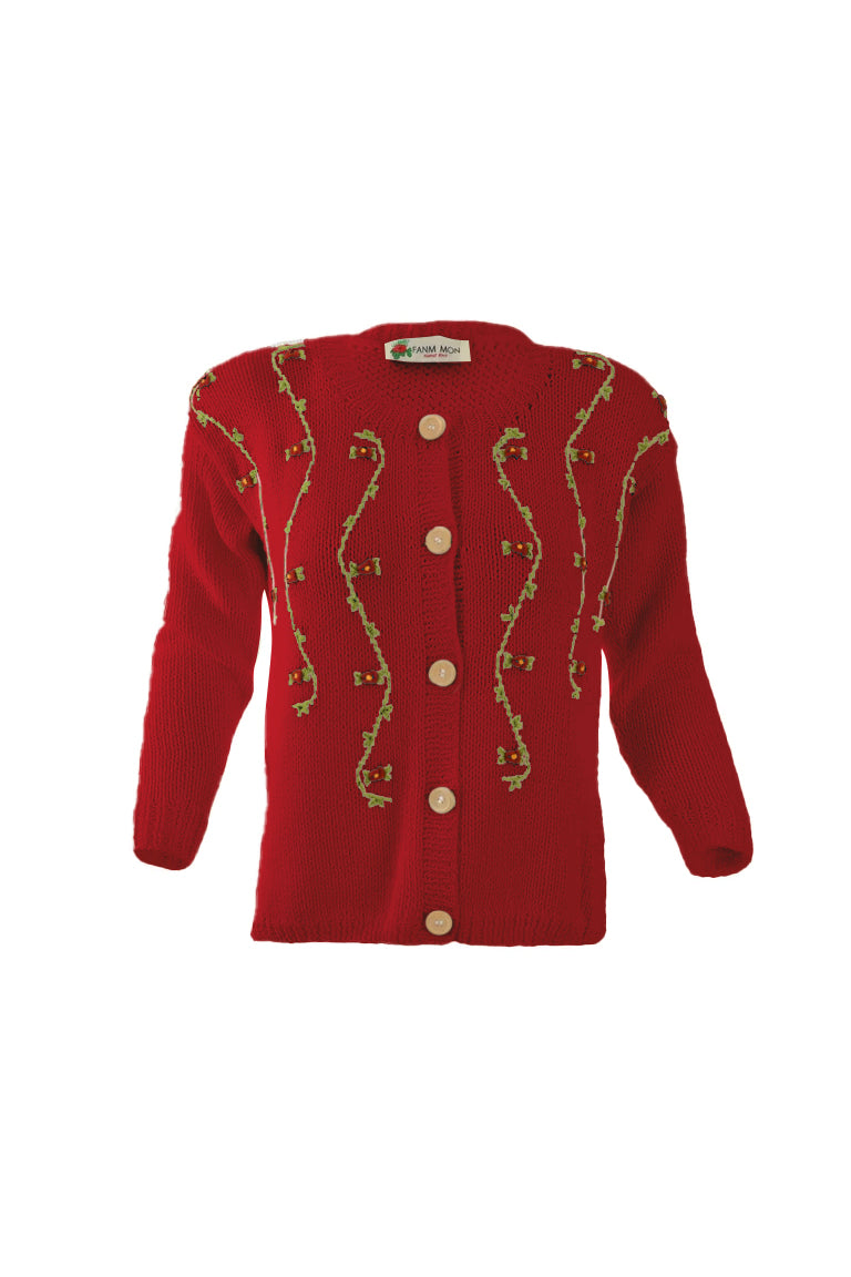 CLEMATIS Wool Cardigan – Fanm Mon