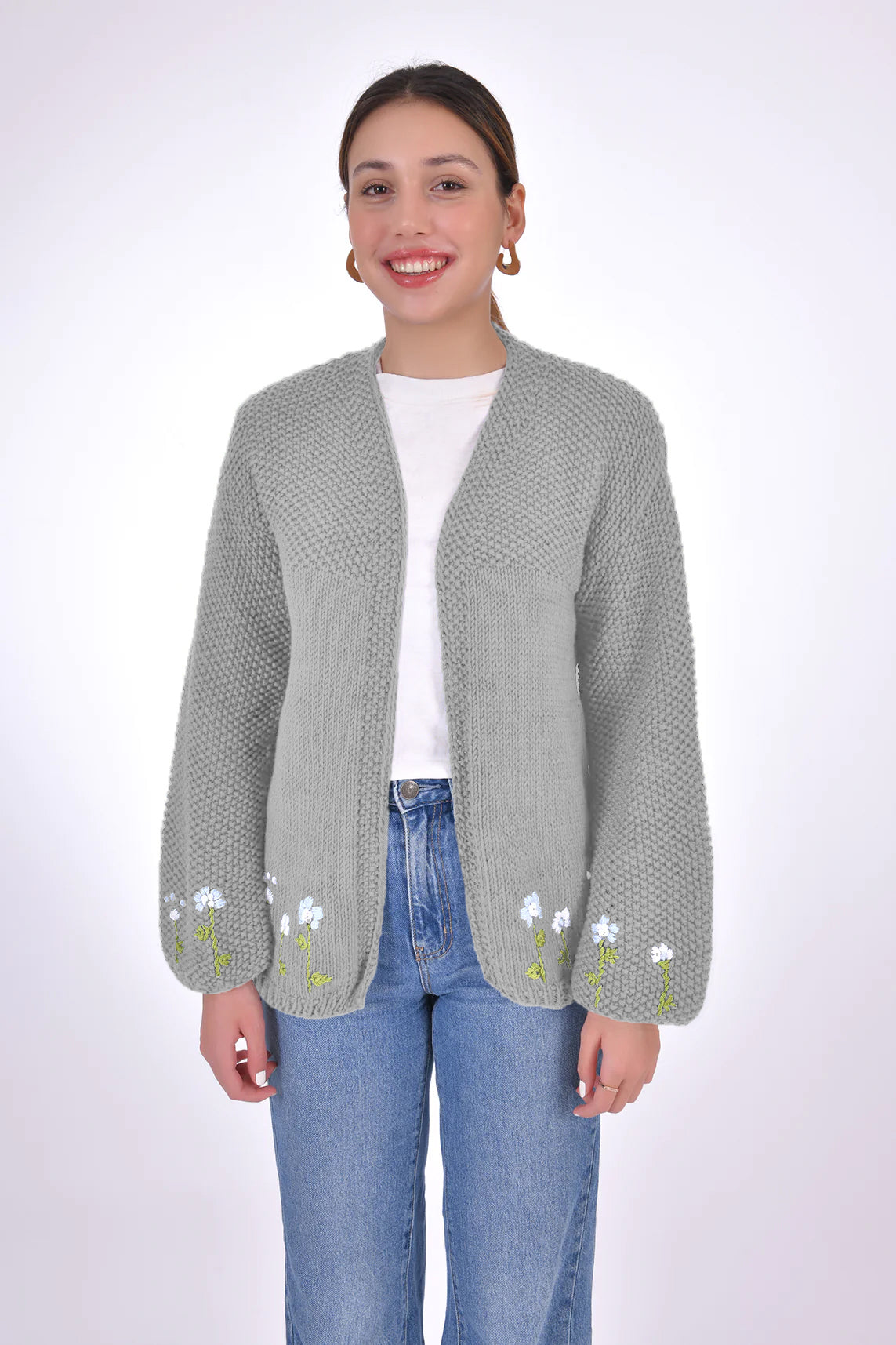 Cotton on sale grey cardigan