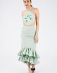 Simbi Lili Skirt Set in Mint Green