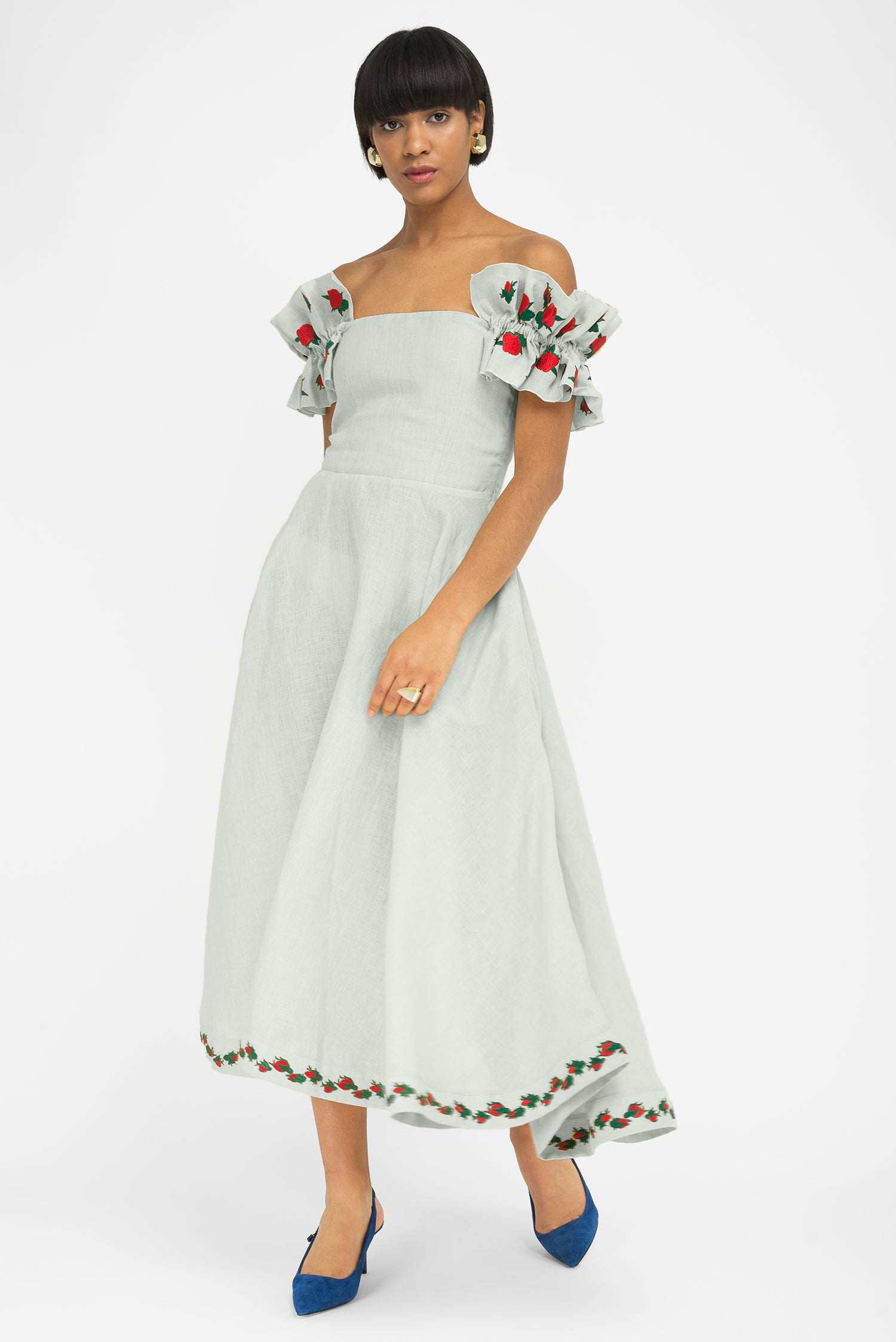 ALANYA ON/OFF THE SHOULDER DRESS | FANM MON