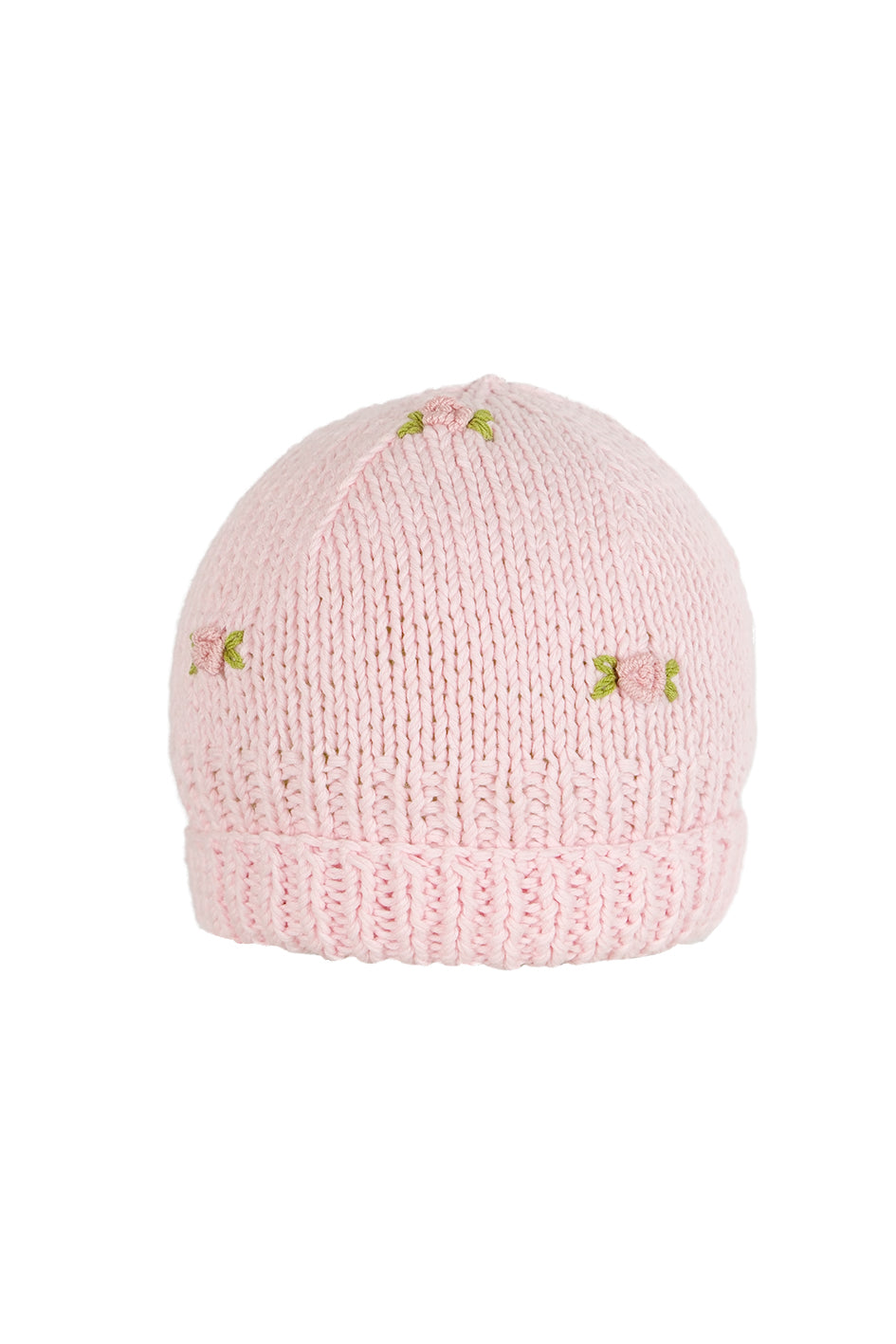 WINTER BLOOM PINK ROSE Cotton Beanie Hat – Fanm Mon