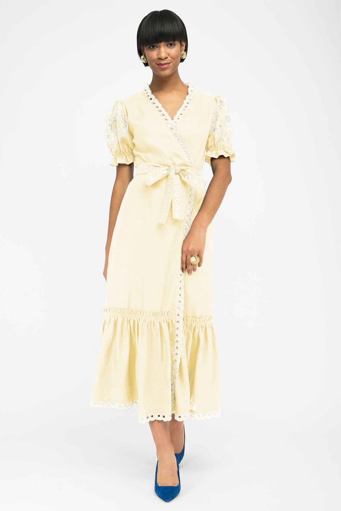 FANM MON | CIDE LINEN DRESS