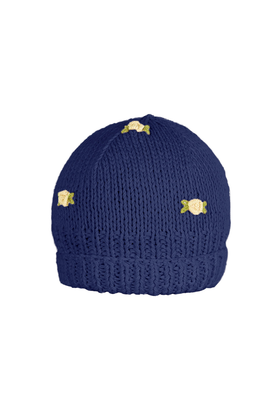 WINTER BLOOM YELLOW ROSE Cotton Beanie Hat – Fanm Mon