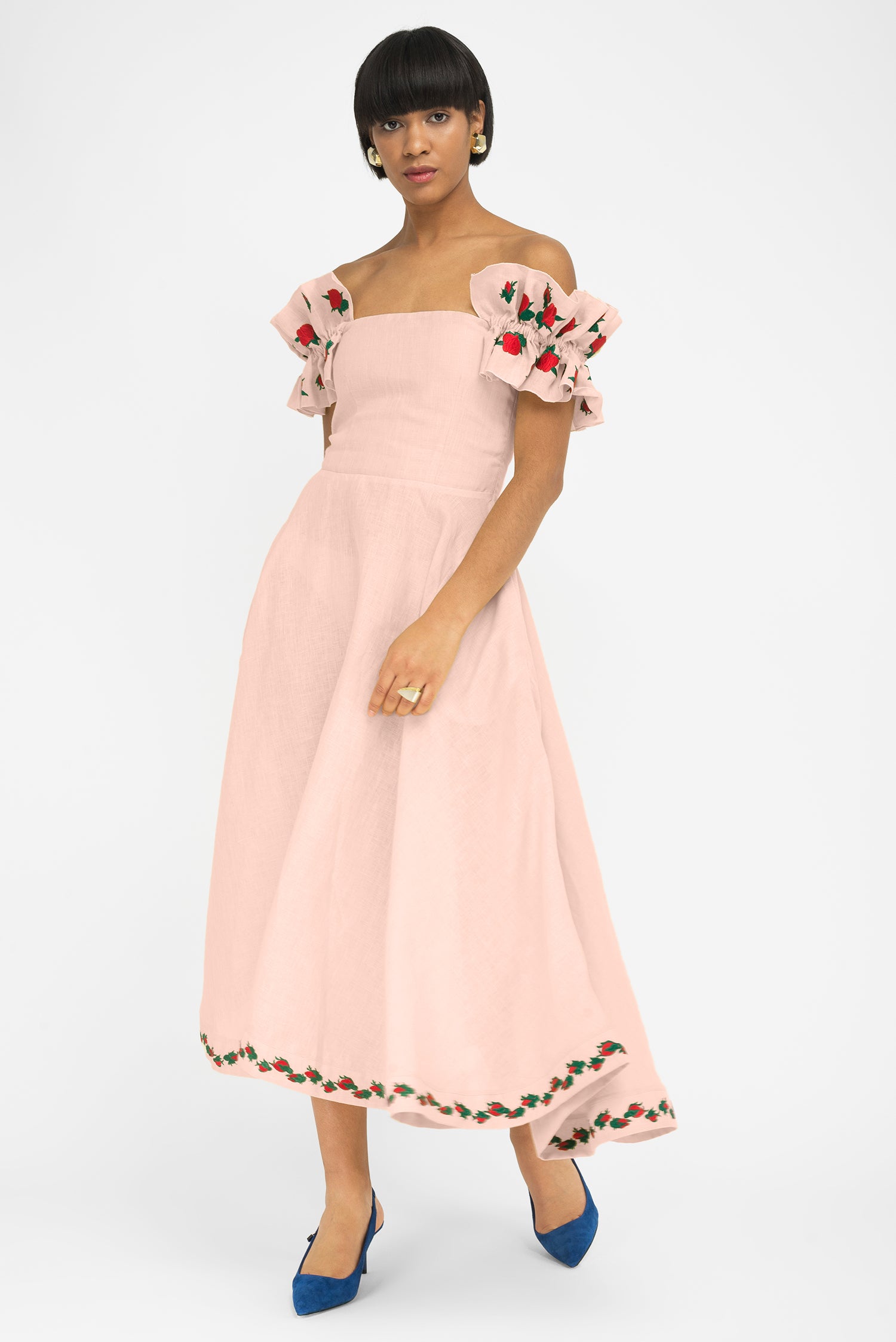 ALANYA ON/OFF THE SHOULDER DRESS | FANM MON