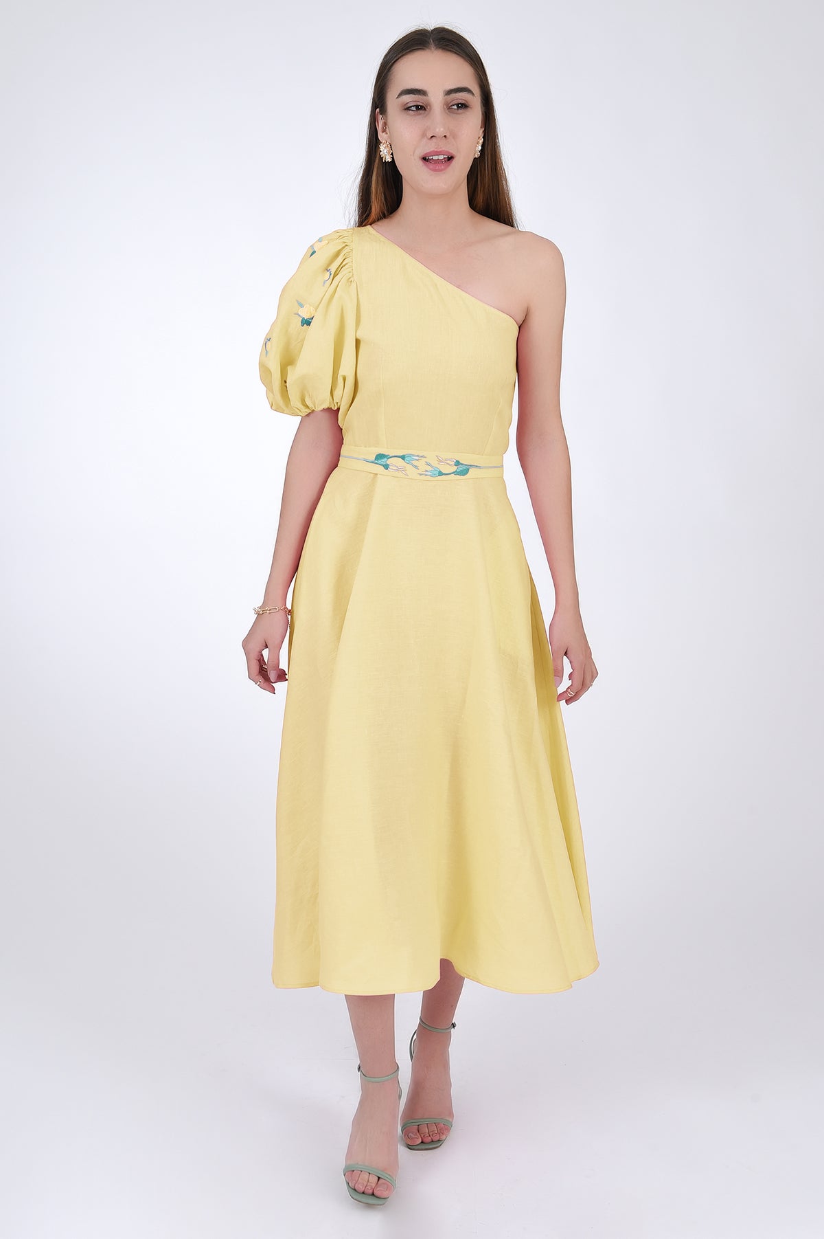 Shop Mac Duggal Ieena Strappy One-Shoulder Gown | Saks Fifth Avenue
