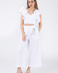 BLANC PANT SET