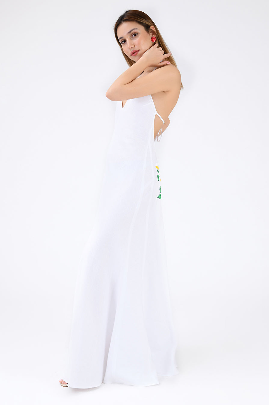 Fanm Mon SAFF Maxi Linen Dress