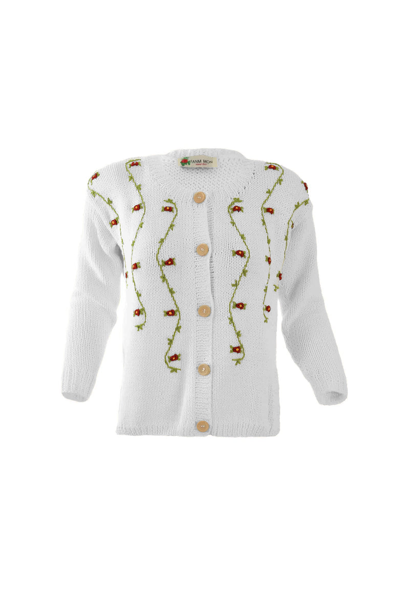 CLEMATIS Wool Cardigan – Fanm Mon